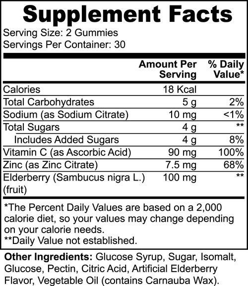 LumiShield – Elderberry & Vitamin C Immunity Gummies
