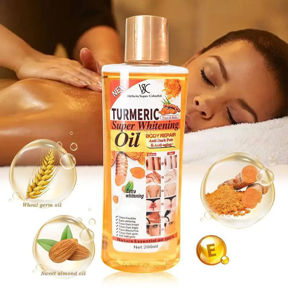 LumiBright Turmeric Glow Even Tone Body Oil
